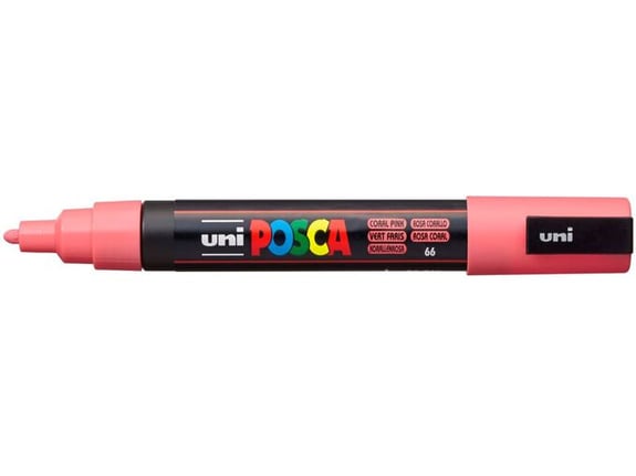 Uni Marker PC-3M roze koralno 66 Posca 0.9-1.3mm