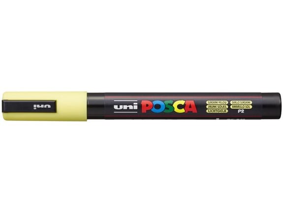 Uni Marker PC-1MR žuti svetlo P2 Posca 0.7mm