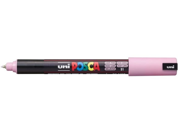 Uni Marker PC-1MR roze svetlo 51 Posca 0.7mm