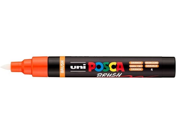 Uni Marker PC-5BR Brush narandžasti Posca