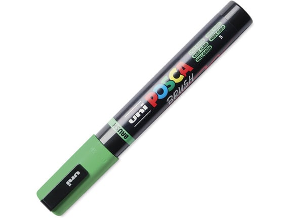 Uni Marker PC-5BR Brush sv.zeleni Posca
