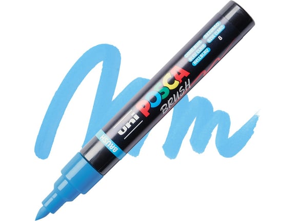 Uni Marker PC-5BR Brush sv.plavi Posca