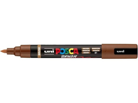 Uni Marker PC-5BR Brush braon Posca