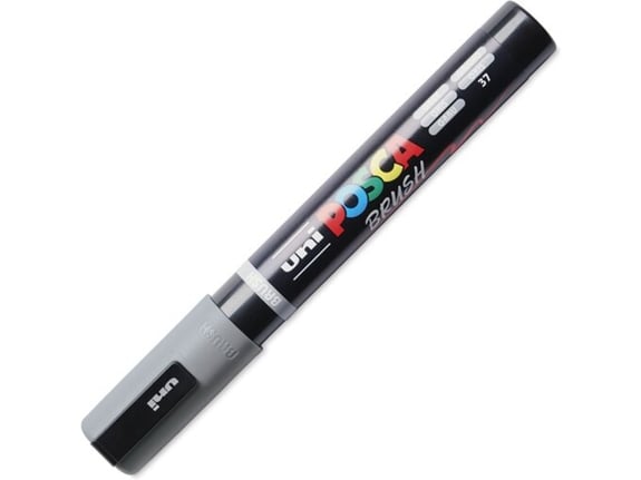 Uni Marker PC-5BR Brush sivi Posca