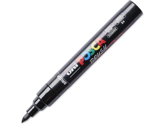 Uni Marker PC-5BR Brush crni Posca