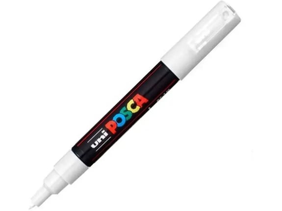 Uni Marker PC-1M beli 1 Posca 0.7mm