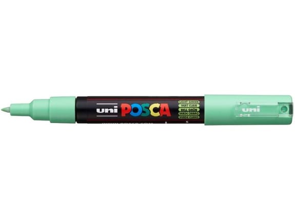 Uni Marker PC-1M zeleni svetlo 5 Posca 0,7mm