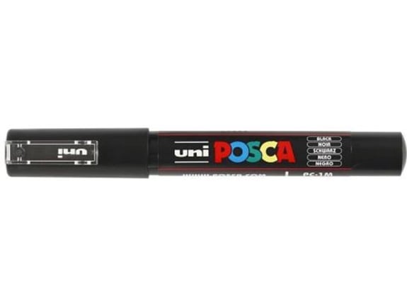Uni Marker PC-1M crni 24 Posca 0.7mm