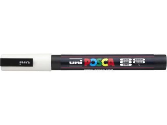 Uni Marker PC-3M beli 1 Posca 0.9-1.3mm