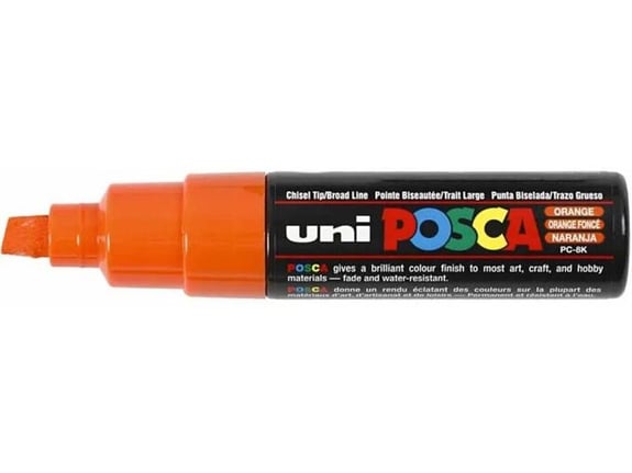 Uni Marker PC-8K narandžasti 4 Posca 8 mm