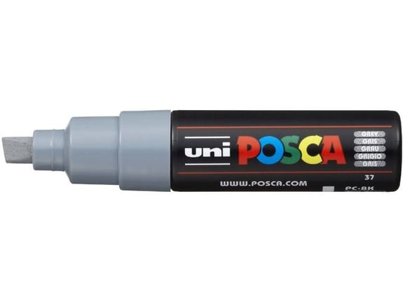 Uni Marker PC-8K sivi 37 Posca 8 mm