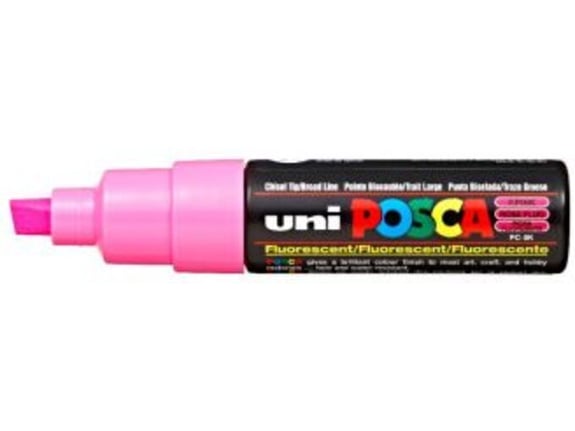 Uni Marker PC-8K fluo roze F 13 Posca 8mm