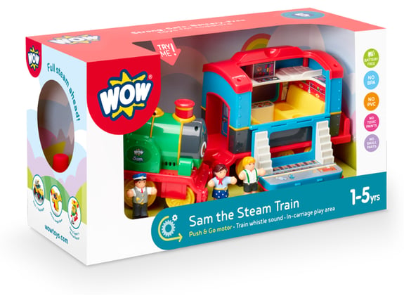 WoW Set figurica Sam the steam train WW 08000