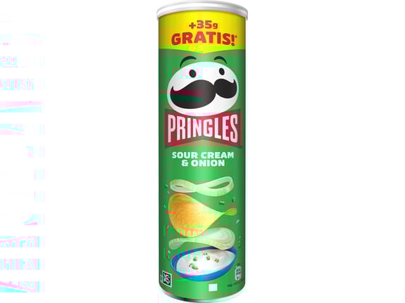 Pringles Čips pavlaka i luk 165g+35G gratis