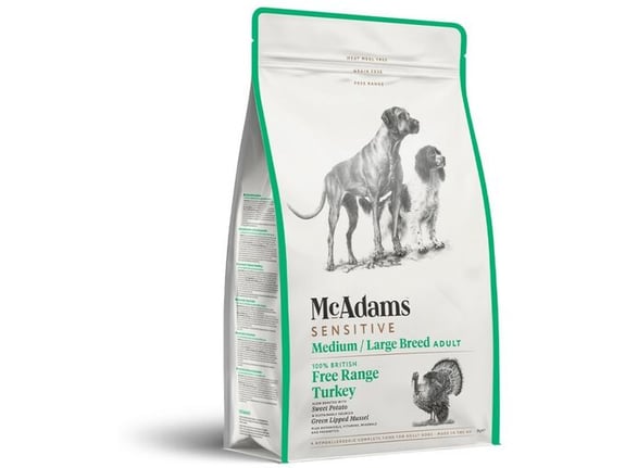 McAdams Medium/Large Breed Sensitive Turkey 10kg