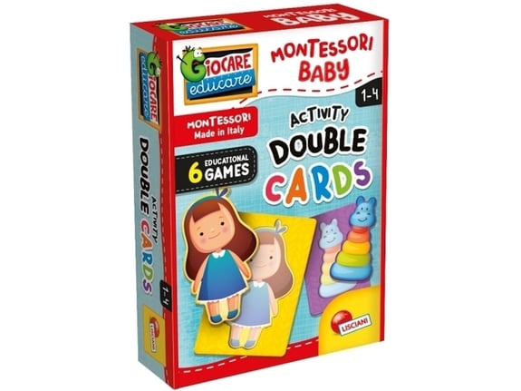 Lisciani Edukativna kutija Activity Double Cards Montesori Baby 100620