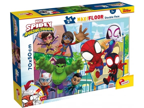 Lisciani Slagalica 24cs Maxi Marvel Spidey 99726