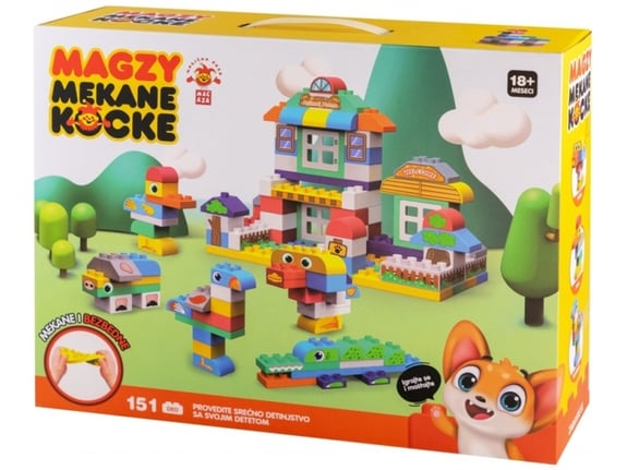 Magzy Mekane konstruktor kocke 151 deo CQ6928 SR