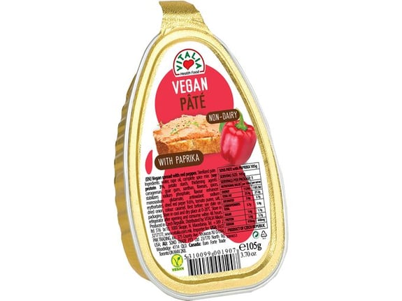 Vitalia Vegetarijanska sojina pašteta sa paprikom 105 gr