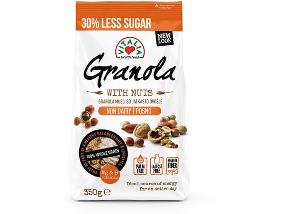 Vitalia Musli Granola jezgrasto voće +Mg+ Fe+B complex 350gr