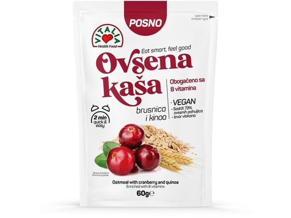 Vitalia Ovsena kaša brusnica i kinoa 60gr