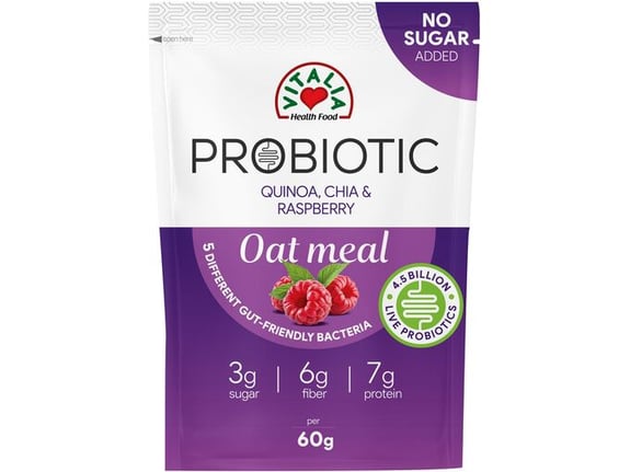 Vitalia Probiotic ovsena kaša kinoamalina čia bez dodatka šećera 60gr