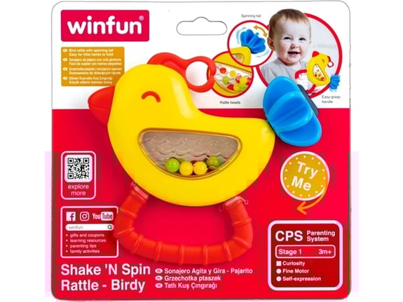 Win Fun Zvečka Ptica 000240-NI