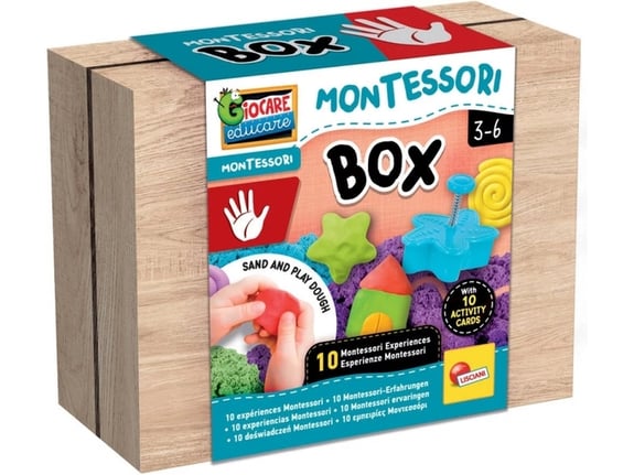 Lisciani Kutija čulo dodira Montesori kutija 105441