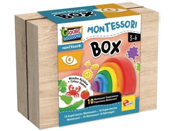 Lisciani Kutija čulo vida Montesori kutija 105465