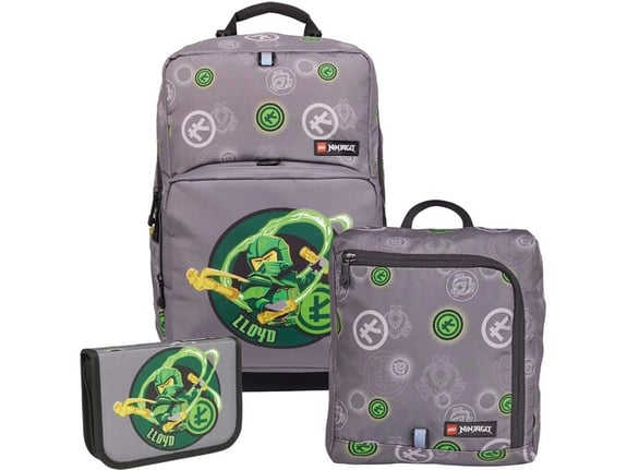 LEGO Ninjago Maxi plus školski ranac, trodelni set: Elementarni gospodar energije