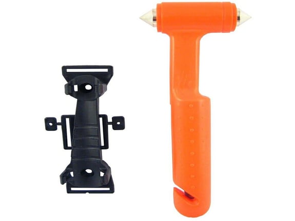 Ccm Čekić za razbijanje sigurnosnog stakla sa nosačem i nožem sa sečenje sigurnosnog pojasa