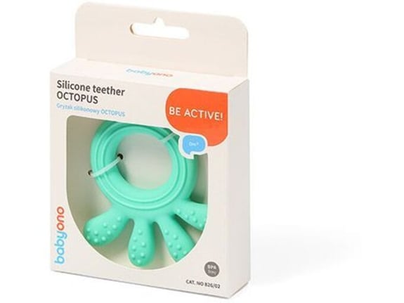 BabyOno Glodalica silikonska Oktopus