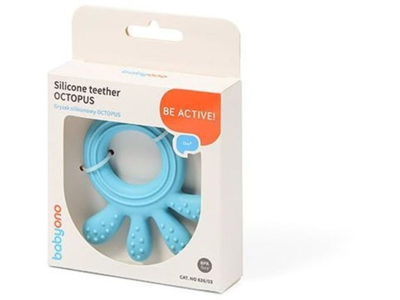 BabyOno Silikonska glodalica Oktopus