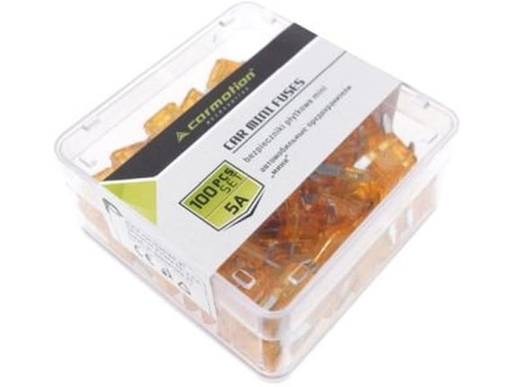 Carmotion Osigurači 5a 100kom plastična kutija