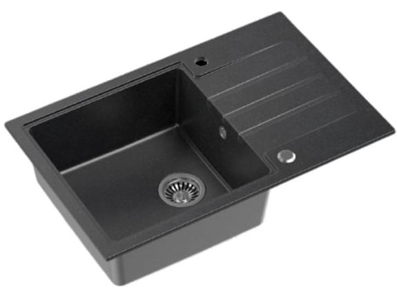 Quadron Ugradna sudopera + oceđivač + sifon Peter 111 GraniteQ HCQP7850CZK