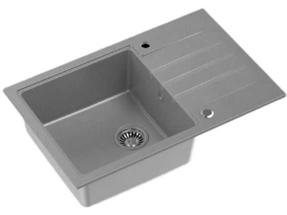 Quadron Ugradna sudopera + oceđivač + sifon Peter 111 GraniteQ HCQP7850SZK