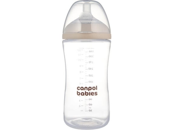 Canpol Babies Flasica Antikolik dual zone 330ml Natural 35/402