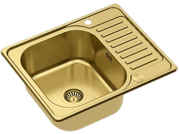 Quadron Ugradna sudopera + oceđivač Kevin 116 SteelQ PVD HD5848PVDBSG1