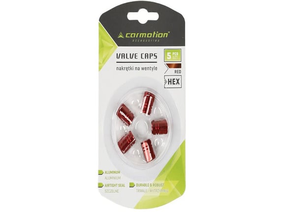 Carmotion Kapice ventila aluminijumske 5kom