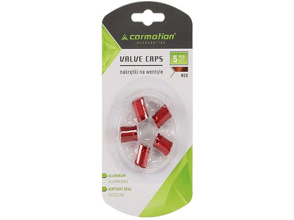 Carmotion Kapice ventila aluminijumske 5kom
