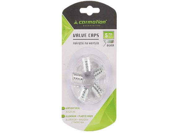 Carmotion Kapice ventila aluminijumske 5kom