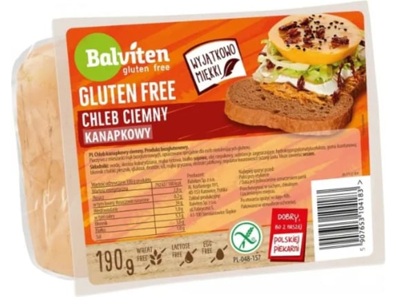 Balviten Crni hleb gluten free 190gr