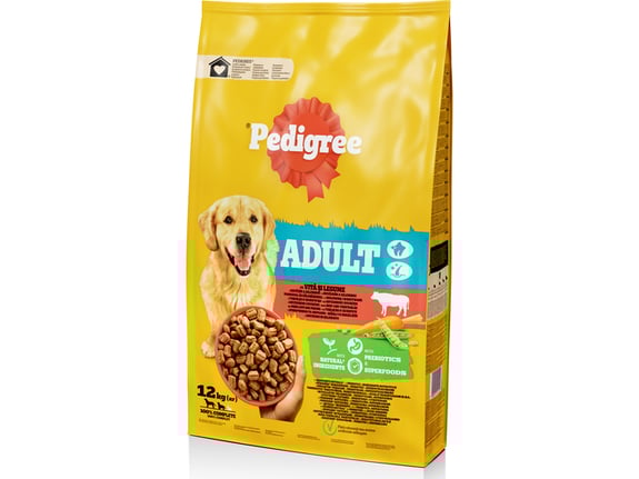 Pedigree Briketi za pse govedina i povrće 12kg