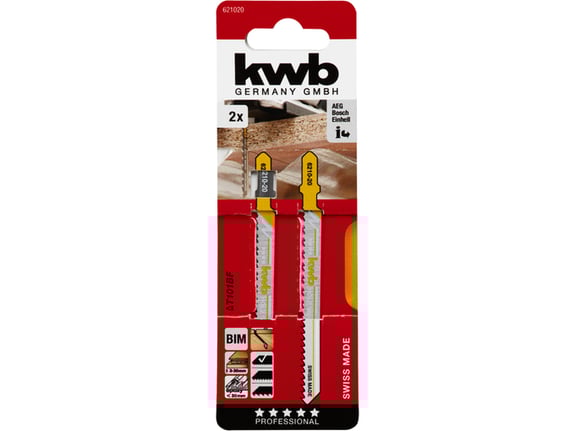 Kwb List za ubodnu testeru 100 2/1 | SB drvo/plastika fini BiMetal