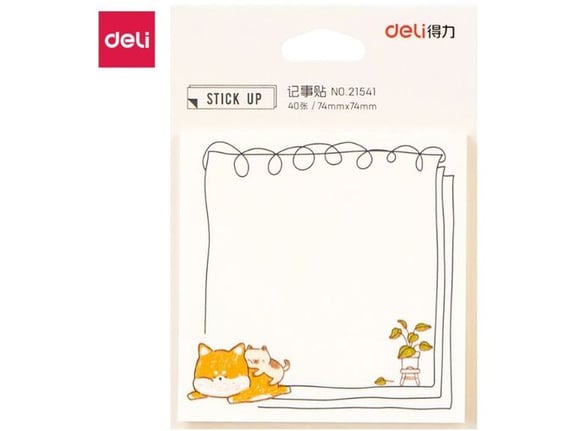 Deli Stiker blok Maca - 40 lista 21541