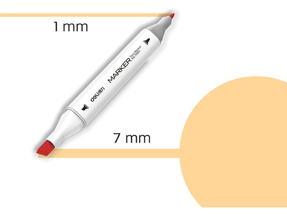 Deli Marker Sketch 36 krem 70801A-36