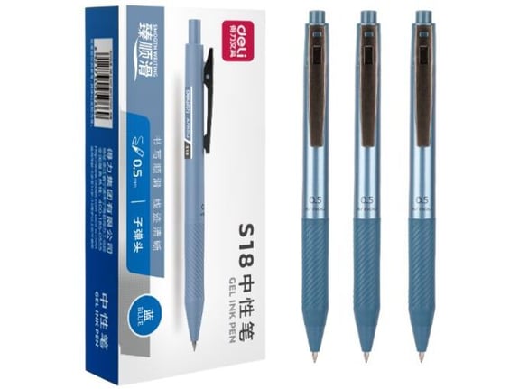 Deli Roler gel sa grip telom S18 Bl