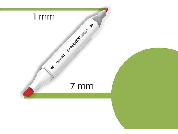 Deli Marker Sketch 48 žuto zelena 70801A-48