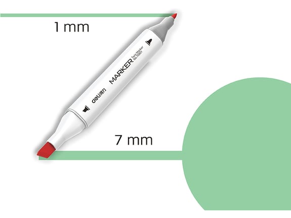 Deli Marker Sketch 59 svetlo zelena 70801A-59