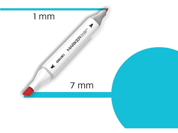Deli Marker Sketch 66 bebi plava 70801A-66